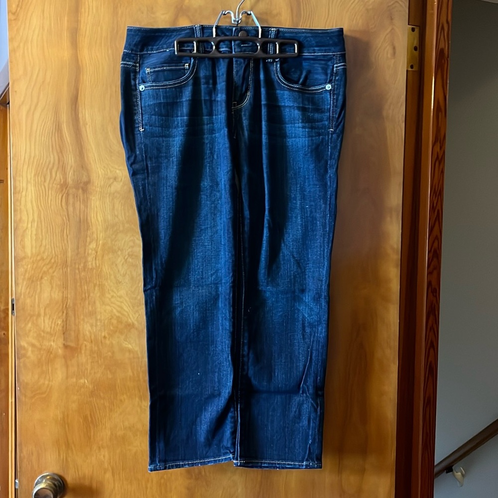 Denim capris